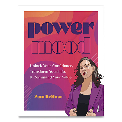 Quarto Power Mood Self-Help Journal, Pink/Purple Graphic Cover, (208) 8.75 x 6.75 Sheets (978163106935)