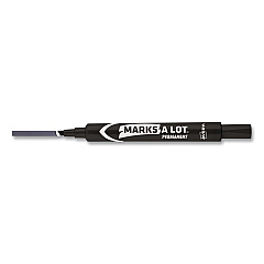 Avery MARKS A LOT Tank Permanent Marker, Chisel Tip, Black (08888EA)