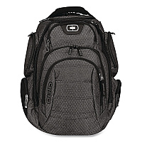 Gambit Laptop Backpack, Large, Fits Devices Up to 15", 15" x 10.5" x 19.5", Graphite/Black (11107235)