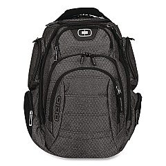 Gambit Laptop Backpack, Large, Fits Devices Up to 15", 15" x 10.5" x 19.5", Graphite/Black (11107235)