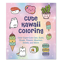Quarto Cute Kawaii Coloring Book, All Ages, 128 Pages (978078583937)