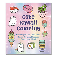 Quarto Cute Kawaii Coloring Book, All Ages, 128 Pages (978078583937)