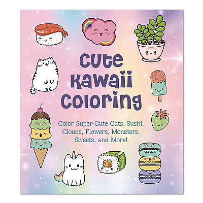 Quarto Cute Kawaii Coloring Book, All Ages, 128 Pages (978078583937)
