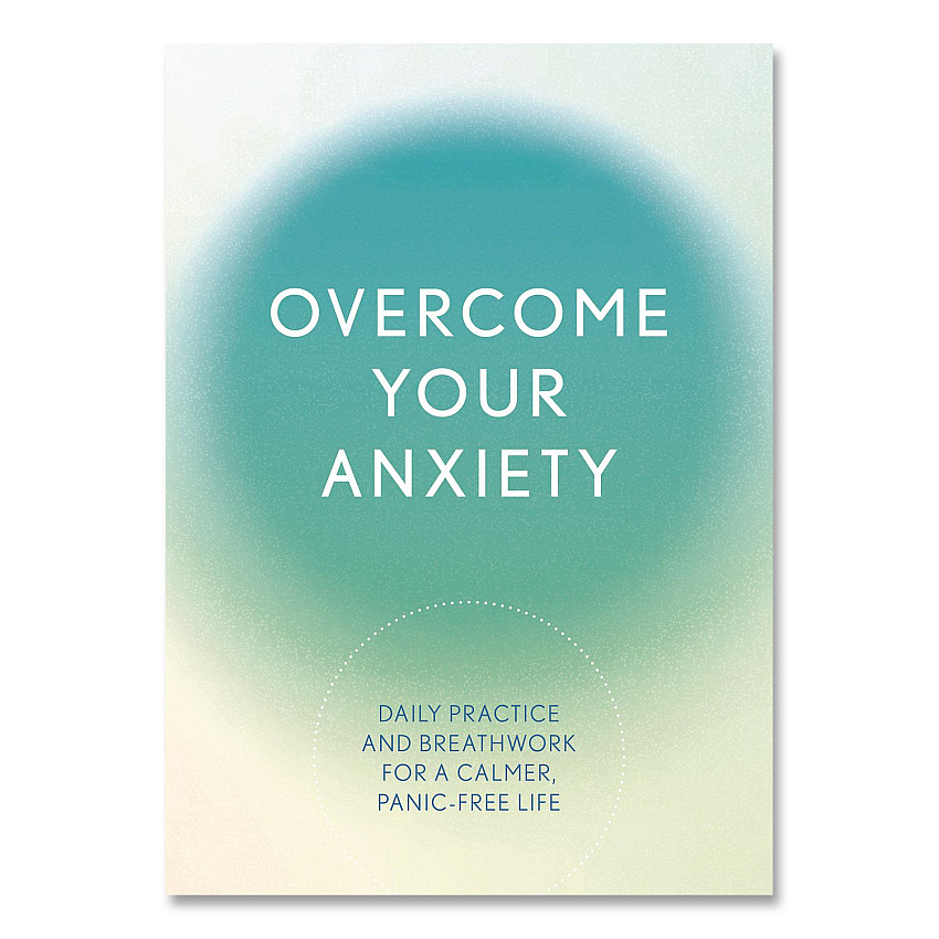 Quarto Overcome Your Anxiety Guided Journal, Aqua/Cream Cover, (192) 8 x 6 Sheets (978078584403)