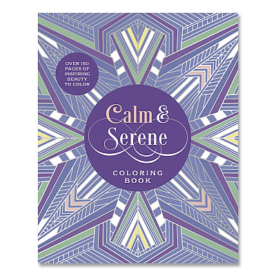 Quarto Calm and Serene Coloring Book, All Ages, 8 x 10 Sheets, 150 Pages (978078584657)