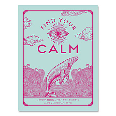 Quarto Find Your Calm Anxiety Guided Journal, Green Cover, (160) 8.75 x 6.75 Sheets (978157715299)