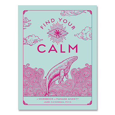 Quarto Find Your Calm Anxiety Guided Journal, Green Cover, (160) 8.75 x 6.75 Sheets (978157715299)