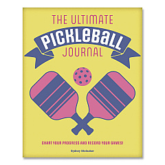 Quarto Ultimate Pickleball Guided Journal, Yellow Cover, (192) 8.75 x 6.75 Sheets (978157715450)
