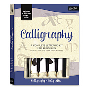 Quarto Calligraphy Kit for Beginners, 3 Nib Sizes, 7 Assorted Ink Colors (978160058406)