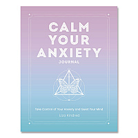 Quarto Calm Your Anxiety Guided Journal, Blue Cover, (160) 8 x 6 Sheets (978163106815)