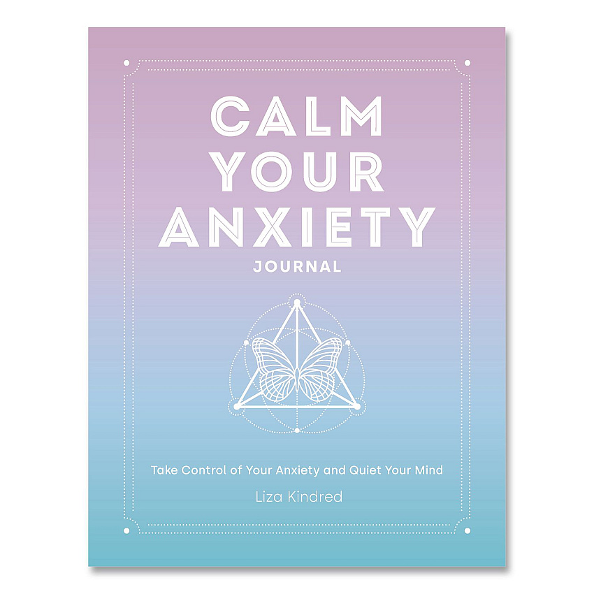 Quarto Calm Your Anxiety Guided Journal, Blue Cover, (160) 8 x 6 Sheets (978163106815)