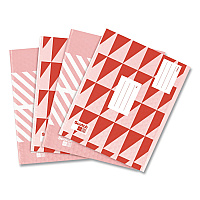 Scotch Designer Self-Sealing Bubble Mailer, #2, Self-Adhesive Closure, 8.5 x 11, Red, 4/Pack (8912DR24)