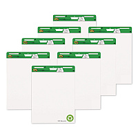 Post-it Easel Pads Super Sticky Self-Stick Easel Pads, Vertical Orientation, (30) White 25 x 30 Sheets, 8/Pack (559RPVAD8)