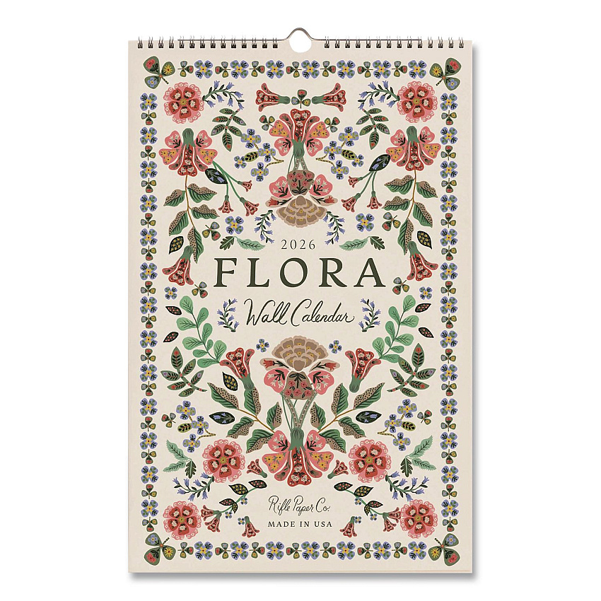 Flora Monthly Wall Calendar, 11 x 17, Multicolor Sheets, 12-Month (Jan to Dec): 2026 (CAL094)