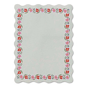 Delphine Floral Self-Stick Notes , 3.3" x 4.1", White/Multicolor, 50 Sheets/Pad (NPH005)