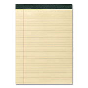 Roaring Spring Recycled Legal Pad, Wide/Legal Rule, (40) Canary 8.5 x 11 Sheets (74712EA)