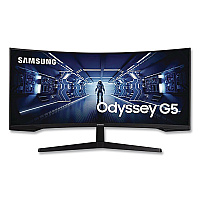 HP Odyssey G5 Curved WQHD LED Gaming Monitor, 34" Widescreen, VA Panel, 3440 Pixels x 1440 Pixels (LC34G55TWWNX)