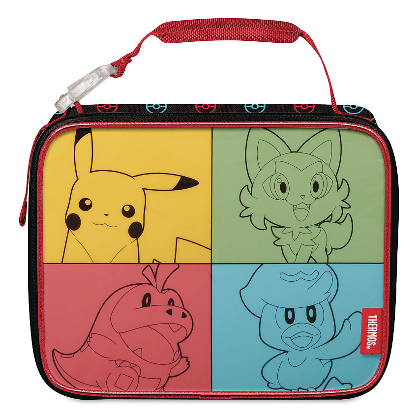 Thermos Kids Pokemon Insulated Soft Lunch Bag, 9.5 x 3.75 x 7.5, Multicolor (K225032006ST)