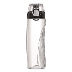 Thermos Tritan Plastic Hydration Water Bottle with Meter, 24 oz, Clear (THRHP4100CL6)