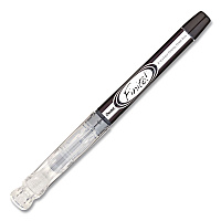 Pentel Finito! Porous Point Pen, Stick, Extra-Fine 0.4 mm, Black Ink, Black/Clear Barrel (SD98AEA)