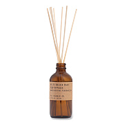 P.F. Candle Co. Reed Diffuser, Golden Coast, 3.5 oz, 4.25" Bottle, 9" Reeds, Amber (RD21)