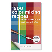 Quarto 1,500 Color Mixing Recipes for Oil, Acrylic and Watercolor, Written by William F. Powell, Paperback, 176 Pages (978160058283)