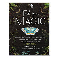 Quarto Find Your Magic Prompts Guided Journal, Black/Nature Artwork Cover, (160) 8 x 6 Sheets (978163106897)