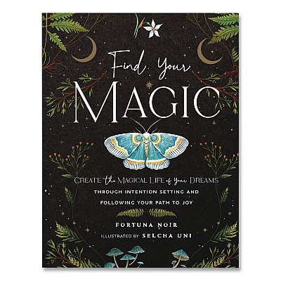 Quarto Find Your Magic Prompts Guided Journal, Black/Nature Artwork Cover, (160) 8 x 6 Sheets (978163106897)