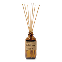 P.F. Candle Co. Reed Diffuser, Iris Suede, 3.5 oz, 4.25" Bottle, 9" Reeds, Amber (XRD23)