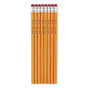 Pep Rally Wooden Pencil, 2.1 mm, #2 Medium Lead, Yellow Barrel, 8/Pack (59803US)