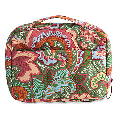 Hanging Travel Organizer, 9.75 x 4 x 7.5, Leaf Me Not Paisley (5018322537)
