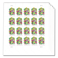 United States Postal Service 2 oz First-Class Forever Stamps, Wedding Blooms, 100/Pack (TWOWEDBLOOM1)