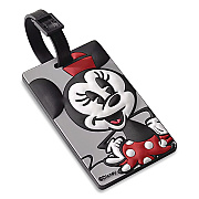 Samsonite Disney Minnie Mouse Luggage Tag, Molded Rubber, Gray/Black/Red (744454451)
