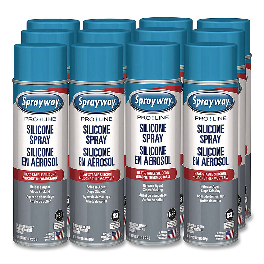 Silicone Spray Release Agent, 11 oz Aerosol Spray, 12 Cans/Carton (1000007771)