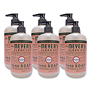 Mrs. Meyer's Clean Day Liquid Hand Soap, Geranium Scent, 12.5 oz, 6/Carton (391525)