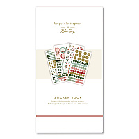 Blue Sky Bespoke Letterpress Stickers, Assorted Sizes/Designs/Colors, 1,150/Pack (155578)