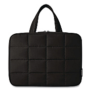 SpaceSaver Puffy Toiletry Bag, 4.75 x 11 x 8, Black (0108061AS273)