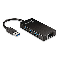 j5create 3-Port USB 3.0 Hub, Black (JUH470A)