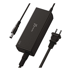 j5create Power Adapter for Dell Inspiron/Latitude Laptops, Black (JUP1090D)