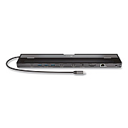 j5create Dual-Display Docking Station, 2 HDMI/USB-A/USB-C/RJ45/SD/microSD/3.5 mm Audio, Black (JCD542)