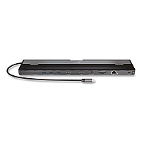 j5create Dual-Display Docking Station, 2 HDMI/USB-A/USB-C/RJ45/SD/microSD/3.5 mm Audio, Black (JCD542)