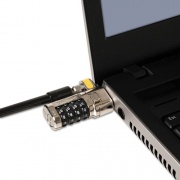 Kensington ClickSafe Combination Laptop Lock, 6 ft Carbon Strengthened Steel Cable, Black (64697)