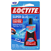 Loctite Ultra Liquid Control Super Glue, 0.14 oz, Dries Clear (LOC1647358)