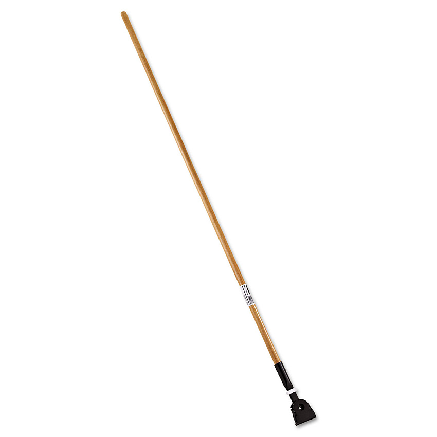 Rubbermaid Commercial Snap-On Hardwood Dust Mop Handle, 1.5" dia x 60", Natural (RCPM116)