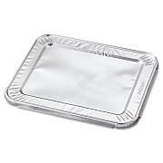 HFA Steam Pan Foil Lids, Fits Half-Size Pan, 30 Gauge, 12.27 x 10.44, 100/Carton (HFA204930)