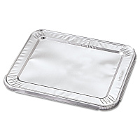HFA Steam Pan Foil Lids, Fits Half-Size Pan, 30 Gauge, 12.27 x 10.44, 100/Carton (HFA204930)