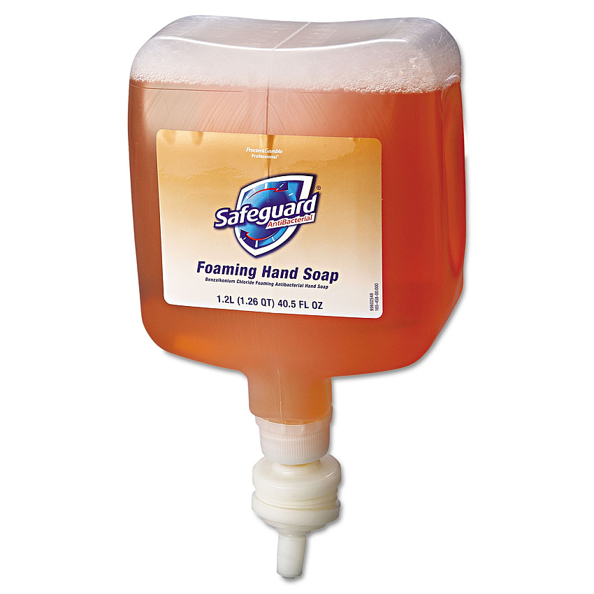 Safeguard Professional Antibacterial Foam Hand Soap Refill, Pleasant Scent, 1,200 mL, 4/Carton (PGC47435)
