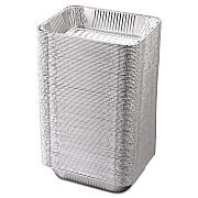 HFA Aluminum Steam Table Pans, Half-Size Deep, 2.56" Deep, 10.38 x 12.75, 100/Carton (HFA32135)
