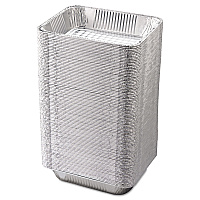 HFA Aluminum Steam Table Pans, Half-Size Deep, 2.56" Deep, 10.38 x 12.75, 100/Carton (HFA32135)
