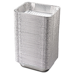 HFA Aluminum Steam Table Pans, Half-Size Deep, 2.56" Deep, 10.38 x 12.75, 100/Carton (HFA32135)